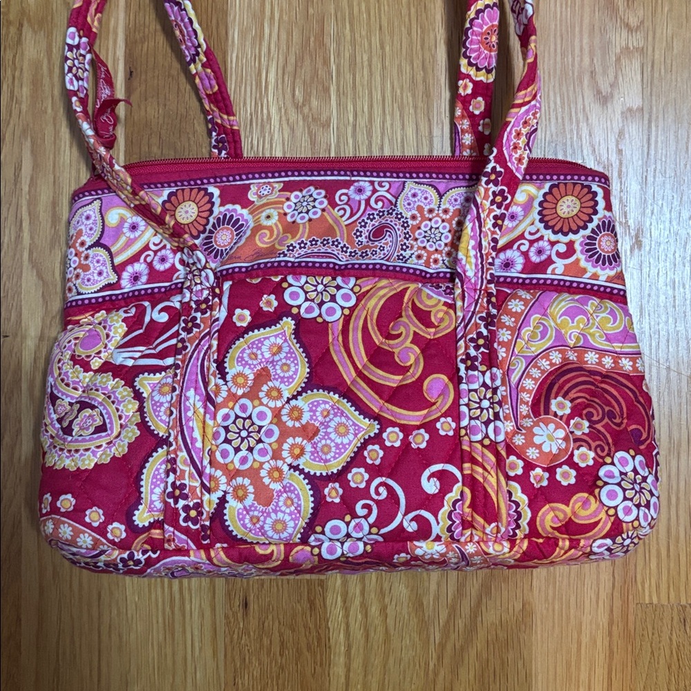 Vera Bradley Vibrant Paisley Shoulder Bag - Picture 2 of 4
